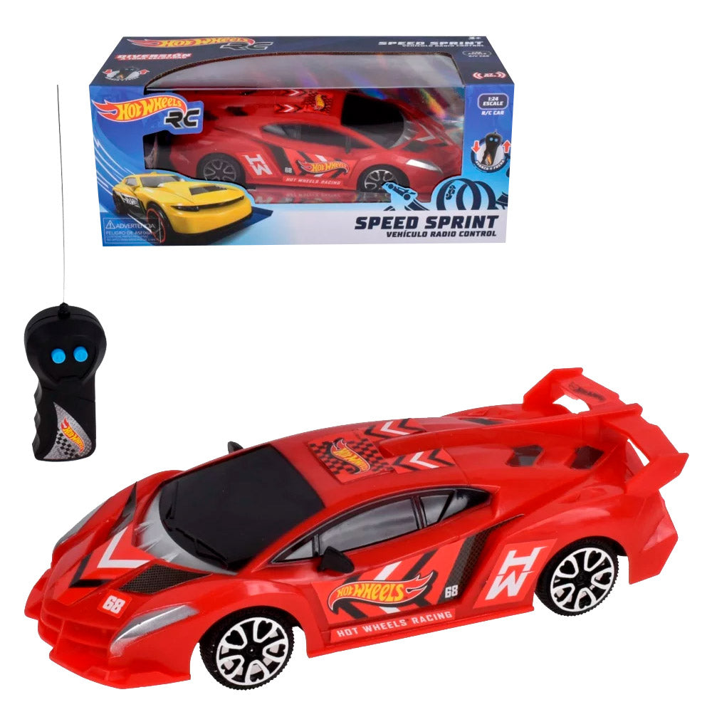 HOT WHEELS RADIO CONTROL SPEED SPRINT ROJO HOT WHEELS RADIO CONTROL SPEED SPRINT ROJO